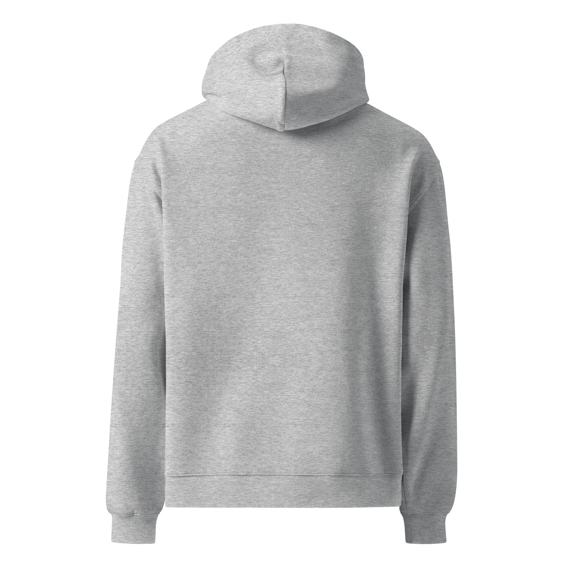 Gray hoodie on a white background